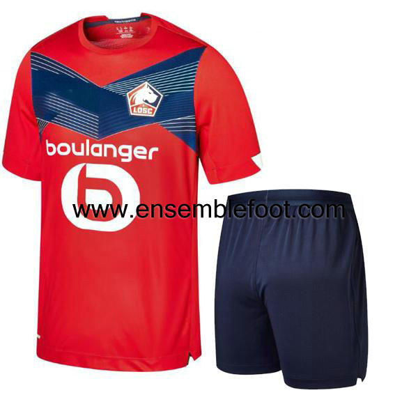 maillot ensemble enfant Losc Lille 2020-2021 domicile